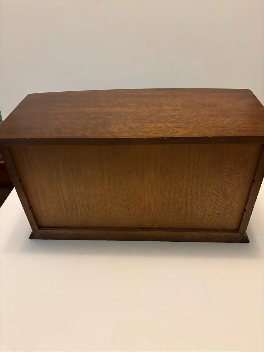 Vintage Mele Large Wooden Jewelry Box-Lattice Doors/Jewelry Storage Organizer